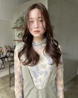 ロング パーマ 倉持 弘人のヘアスタイル