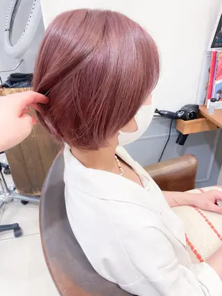 ショート カラー ✨カラー支持No.1 🧸ワキ カナコ🧸のヘアスタイル