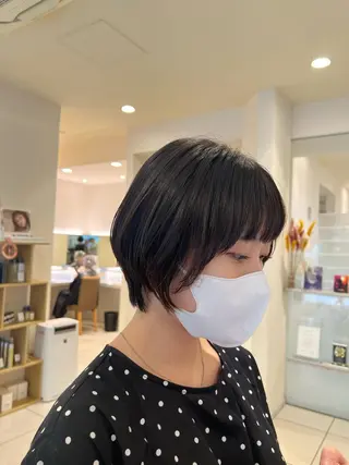 ショート ぷつっとボブ/ 似合わせ🥀原ちひろのヘアスタイル