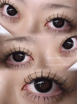 マツエク・マツパ 🩰yuri🩰 似合わせ/束感のマツエク・マツパデザイン