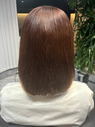 ミディアム LYNDA所属・仙台/LYNDA/ 艶カラー/chikaのヘアスタイル