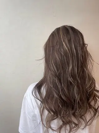 セミロング カラー Cecil hair なんば店のヘアスタイル