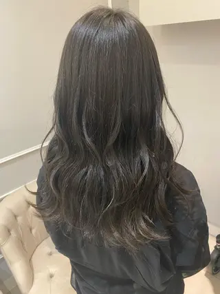 セミロング 韓国ヘア🍒渡辺 咲🍒のヘアスタイル