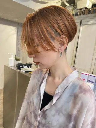 ショート カラー hair studio nico...所属・アイラッシュニコ 麻生のマツエク・マツパデザイン