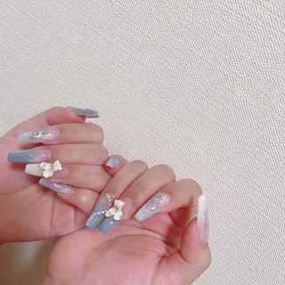 ネイル M🌷nail 長さだし専門店のネイルデザイン