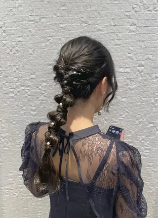 ヘアアレンジ H by shiomih所属・藤原 楓愛/shiomiHのヘアスタイル