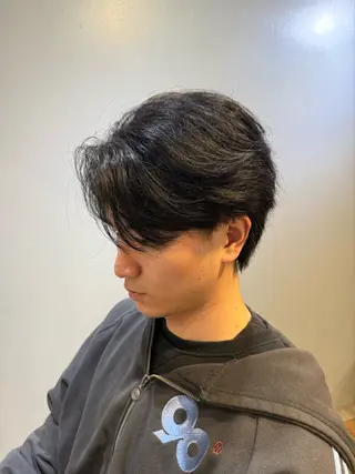 ショート メンズ メンズカット/パーマ 艶カラーTAIGA︎のヘアスタイル