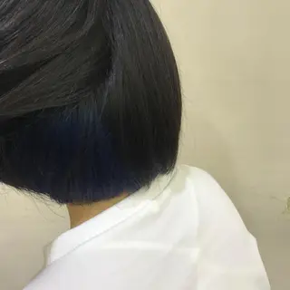 ショート カラー AMI ウルフパーマ/メンズのヘアスタイル