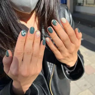 ネイル 韓国🩶Y2Kネイル 💫くれはのネイルデザイン