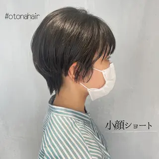 ショート カラー DX SHARE SALON所属・matka白髪ぼかし 大人ヘア/KEIKOのヘアスタイル