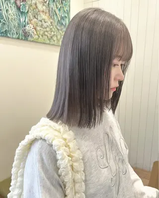 ミディアム ケアブリーチ 坪井佑樹のヘアスタイル