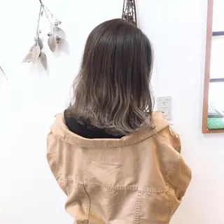 ミディアム カラー ショート、ボブ シマダマサトのヘアスタイル