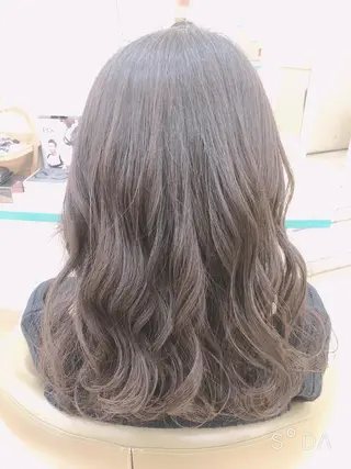 セミロング 福原 亜祐美のヘアスタイル