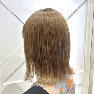 ミディアム カラー 韓国レイヤー 暖色カラー/さくらのヘアスタイル