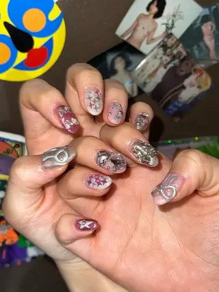 ネイル 個性派/中韓ネイル SAKURAのネイルデザイン
