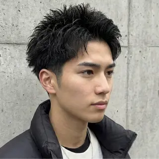 ショート メンズ headstock所属・カットパーマ枠 のすけ【五位堂】のヘアスタイル