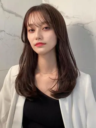 ロング カラー メンズスタイリスト/ 髪質改善/居場のヘアスタイル