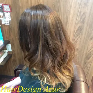 ロング HairDesign Azurのヘアスタイル