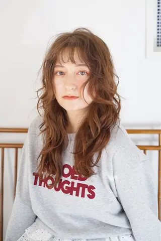 セミロング カラー パーマ ヘアアレンジ 髪質改善ストレート✨ パーマヘア✨YUKIのヘアスタイル