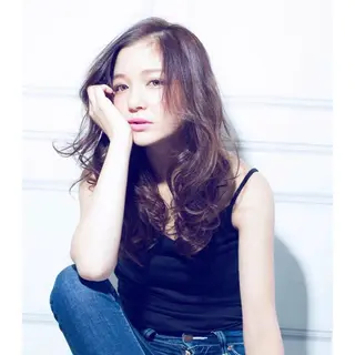 ロング カラー STAR所属・内藤 達也のヘアスタイル