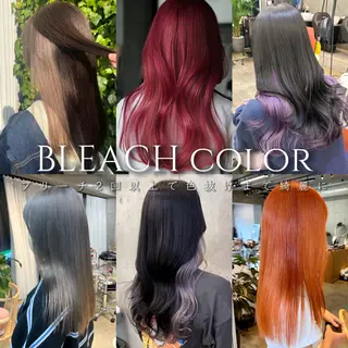 カラー ウルフとデザイン カラーの神のヘアスタイル