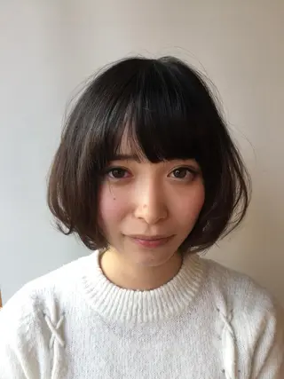 ミディアム カラー パーマスタジオ グレイス はやとのヘアスタイル