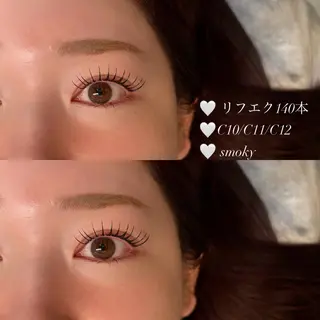 マツエク・マツパ EYELA甲府昭和 hiraiのマツエク・マツパデザイン