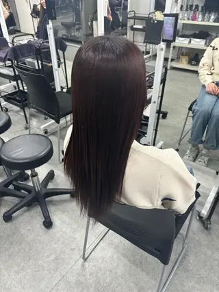 ロング まろっと艶感ブラウン ベージュ🤍まなかのヘアスタイル