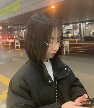 ショート 韓国ボブ/縮毛矯正 /レイヤーカットのヘアスタイル