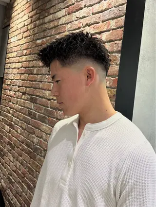 ショート パーマ メンズ メンズスパイキー特化 ayumuのヘアスタイル