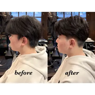 パーマ メンズ キヨ メンズカット/パーマのヘアスタイル