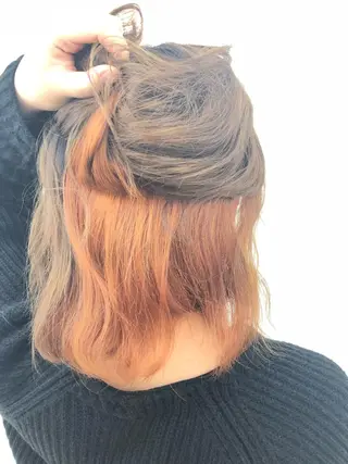 ミディアム カラー パーマ ヘアアレンジ メンズ キッズ ネイル マツエク・マツパ emu所属・🌈髪質改善・美髪矯 正・平野瀬乃🌈のヘアスタイル