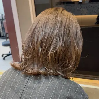 ミディアム カラー 透明感カラー/レイ ヤー/Nana🌈のヘアスタイル