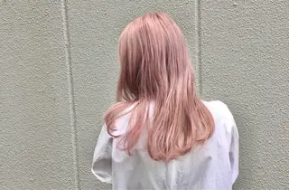 ミディアム hoNua. 栄/透明感カラーのヘアスタイル