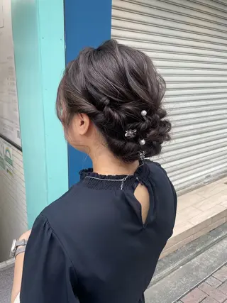 ロング ヘアアレンジ 小原 慧美のヘアスタイル