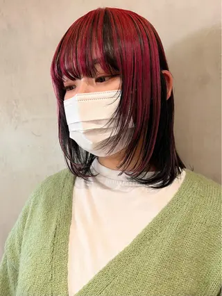 ショート カラー 顔まわり/暖色 可愛い特化🎀ゆうなのヘアスタイル