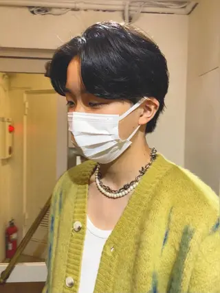 パーマ メンズ 小川 美奈のヘアスタイル