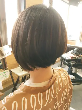 ミディアム カラー 小島 直哉のヘアスタイル