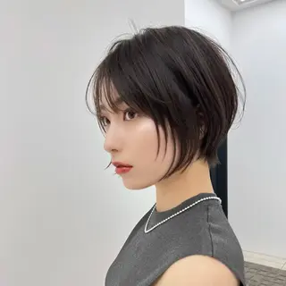 ショート カラー ショート/前髪顔周り COA【こも.】のヘアスタイル