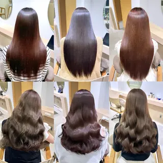 パーマ ulu名古屋栄所属・落合しほ/韓国ヘア/ 髪質改善/縮毛矯正のヘアスタイル