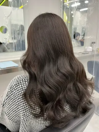 ロング カラー BABY 艶髪暗髪ヘア💖達人のヘアスタイル