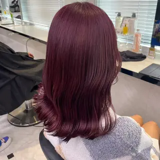 ミディアム カラー ヘアアレンジ ♡上品韓国髪♡ブラ ウン/SAYATOのヘアスタイル