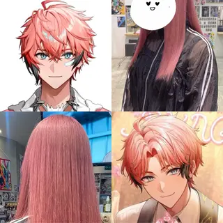 ロング 💖推しカラー💖 オタク美容師✂ゆづきのヘアスタイル