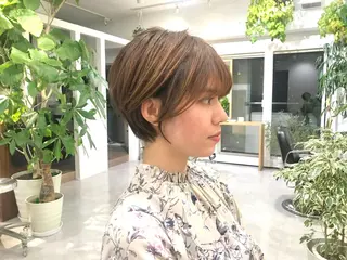 ショート カラー 表参道【髪質改善】 宮嶋勇太のヘアスタイル