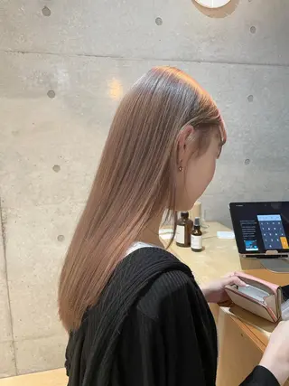 ロング カラー レイヤーカット/ パーマ/齋藤大貴のヘアスタイル