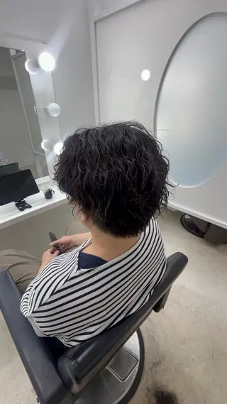 パーマ メンズ 🤍🐰韓国ヘア/ レイヤー🤍菅原麻里のヘアスタイル