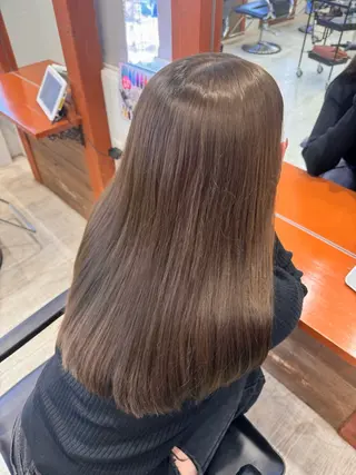 ロング カラー okada riruのヘアスタイル