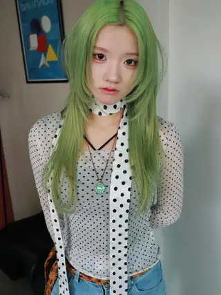 ミディアム カラー 🧡色落ちまで2度綺 麗なカラー🧡ヨシキのヘアスタイル