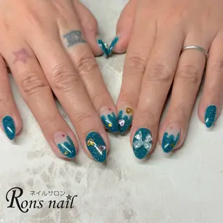 ネイル Ron's nail 笹岡のネイルデザイン