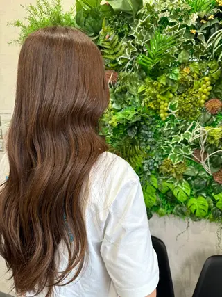 ロング カラー N-PLANTS 泉大津【yuua】のヘアスタイル